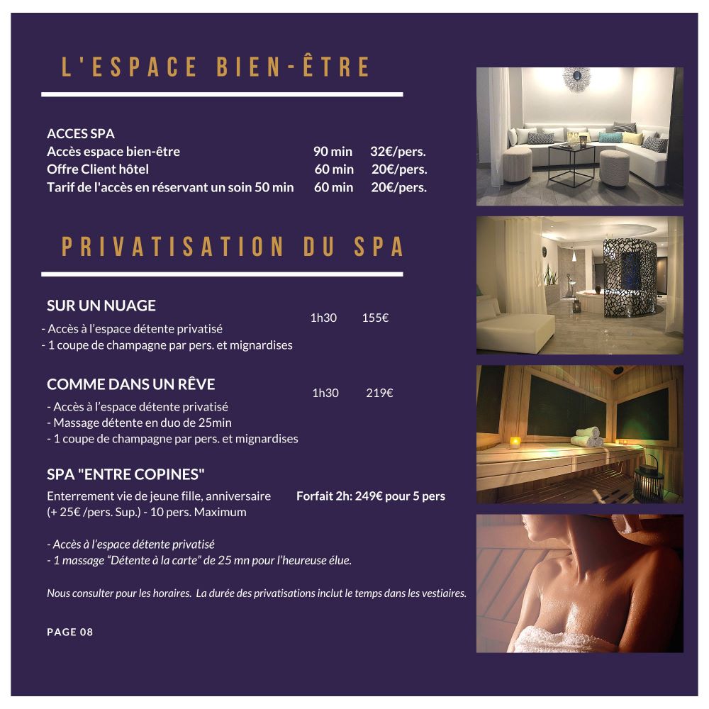 Accès au Spa Atlantic Hôtel