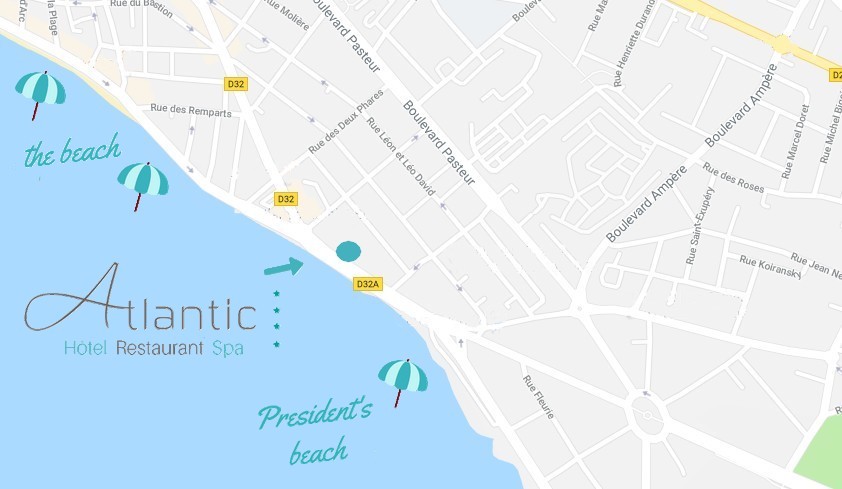 Map Atlantic Hotel aux Sables d'Olonne